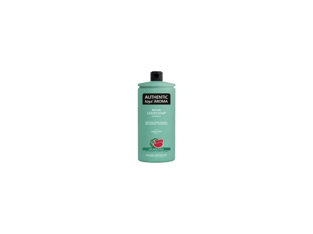 Authentic Toya Aroma tekuté mýdlo červený meloun, náplň, 600 ml Horká Nabídka