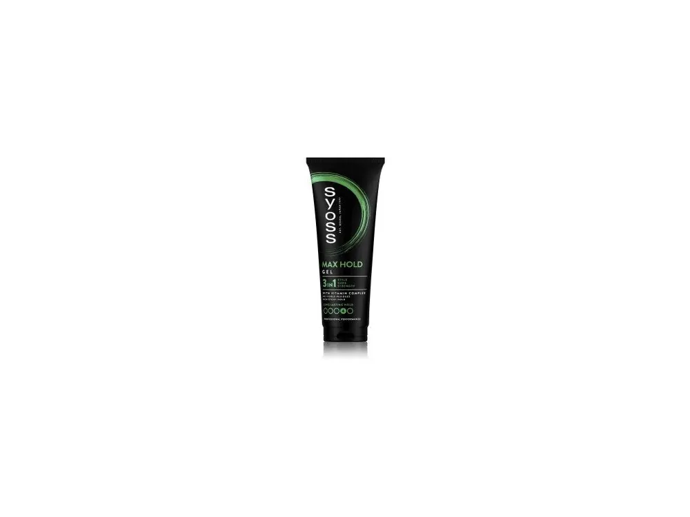 Syoss Max Hold Power gel pro uhlazené elegantní účesy, 250 ml Rychlé Dodání