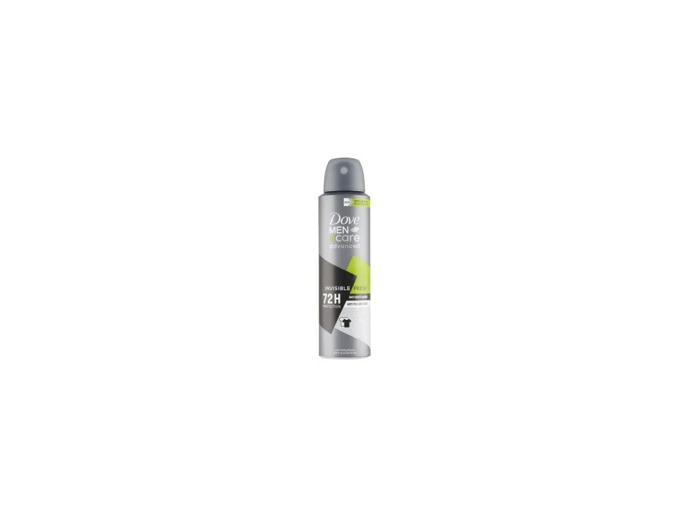 Speciální Cena Dove Men+Care Advanced Invisible Fresh Antiperspirant sprej, 150 ml