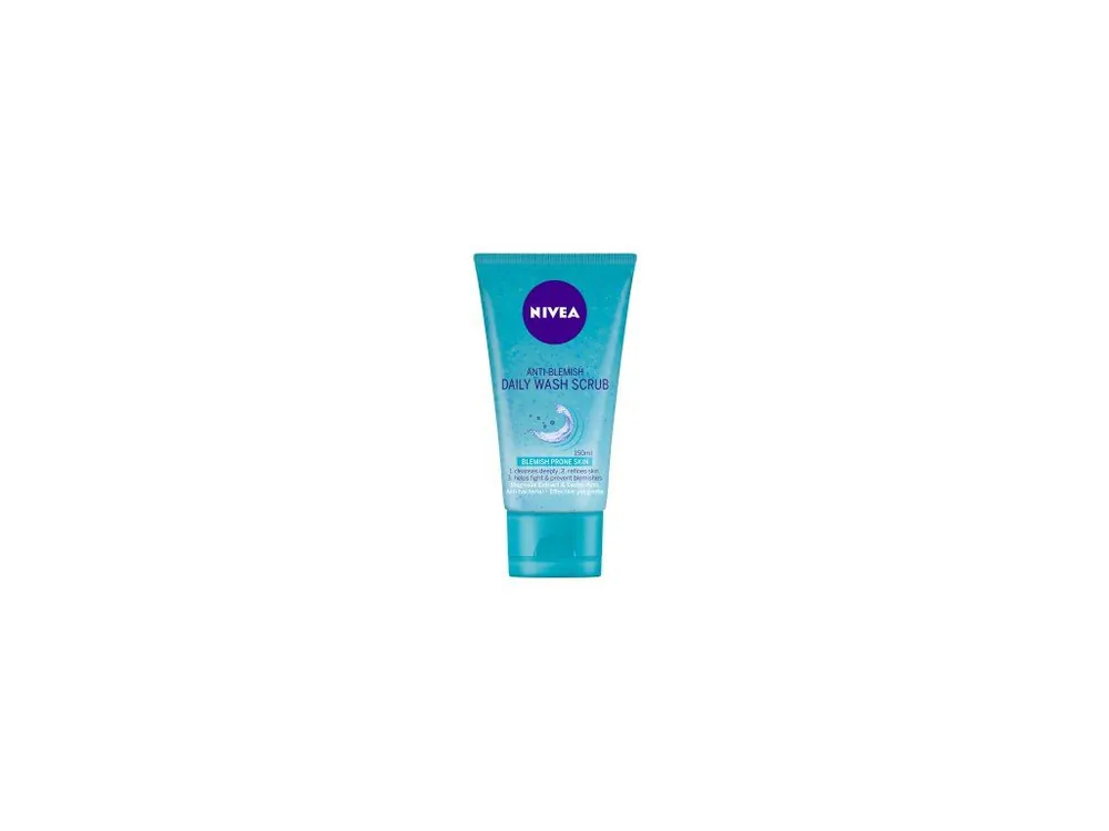 Nejlepší Volba Nivea Anti-Blemish Daily Wash Scrub Hloubkově čistící gel, 150 ml