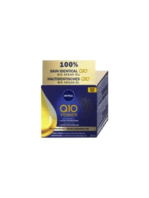 Omezená Nabídka Nivea Q10 Power noční krém proti vráskám, 50 ml