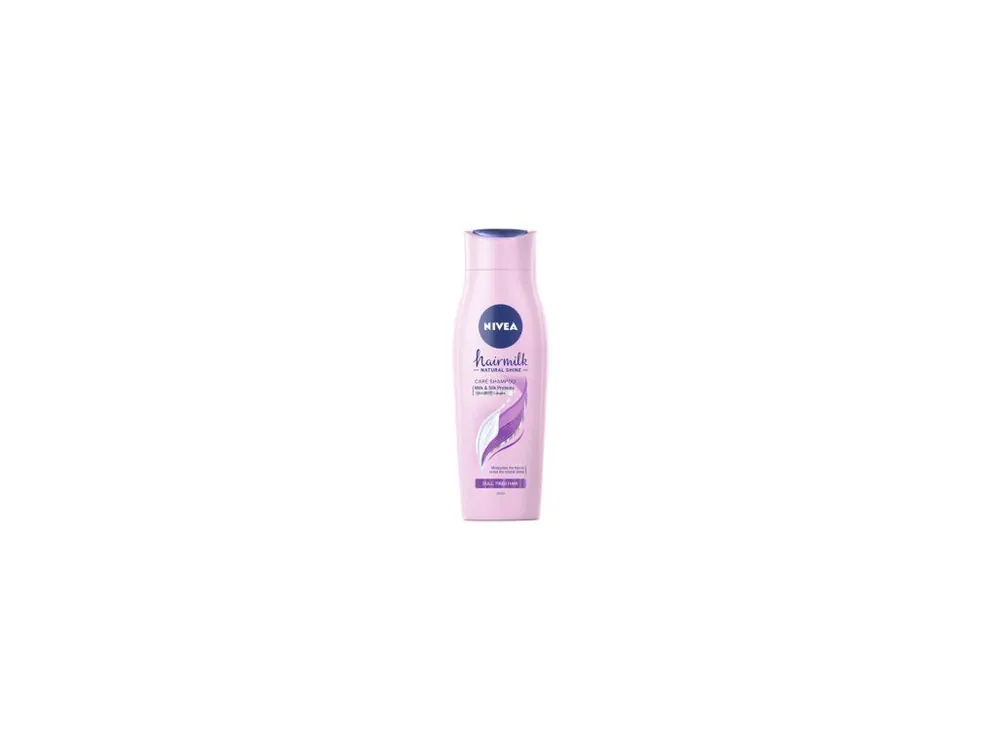 Nivea Hairmilk Natural Shine pečující šampon, 250 ml Dokud Zásoby Vydrží