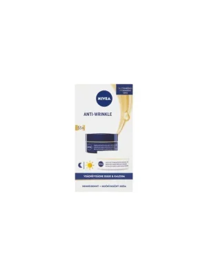 Nivea Revitalizing 55+ denní a noční krém proti vráskám, 2 × 50 ml Koupit Online