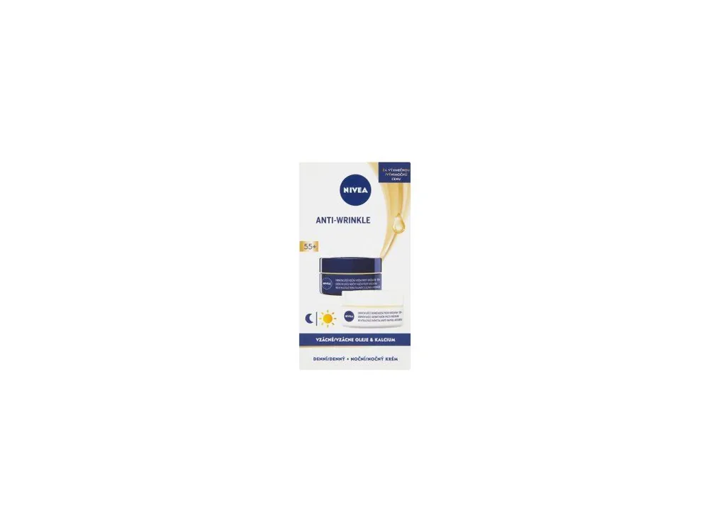 Nivea Revitalizing 55+ denní a noční krém proti vráskám, 2 × 50 ml Koupit Online