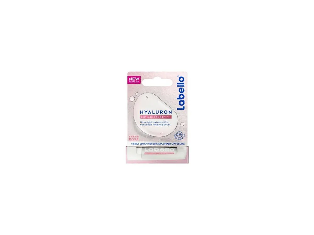 Expresní Doručení Labello Hyaluron Rosé hydratační balzám na rty, 5,2 g