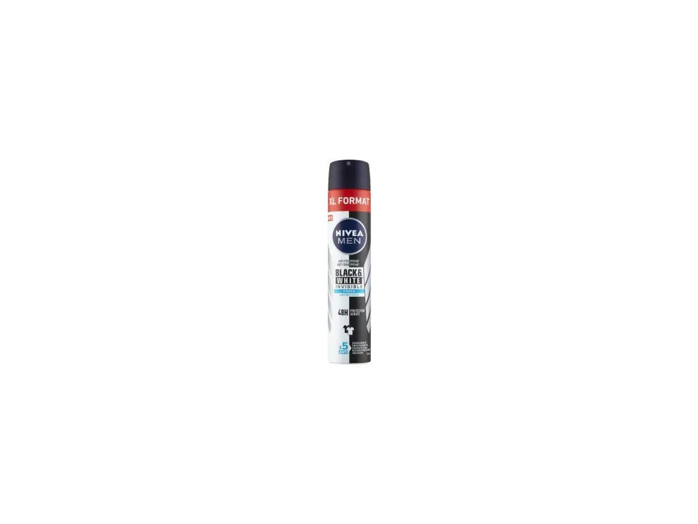 Nivea Men Black & White Invisible Fresh pánský antiperspirant, 200 ml Objednat Nyní