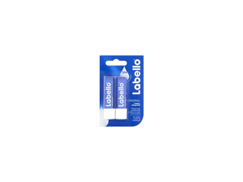 Vrácení Zdarma Labello Original balzám na rty, 2 × 4,8 g