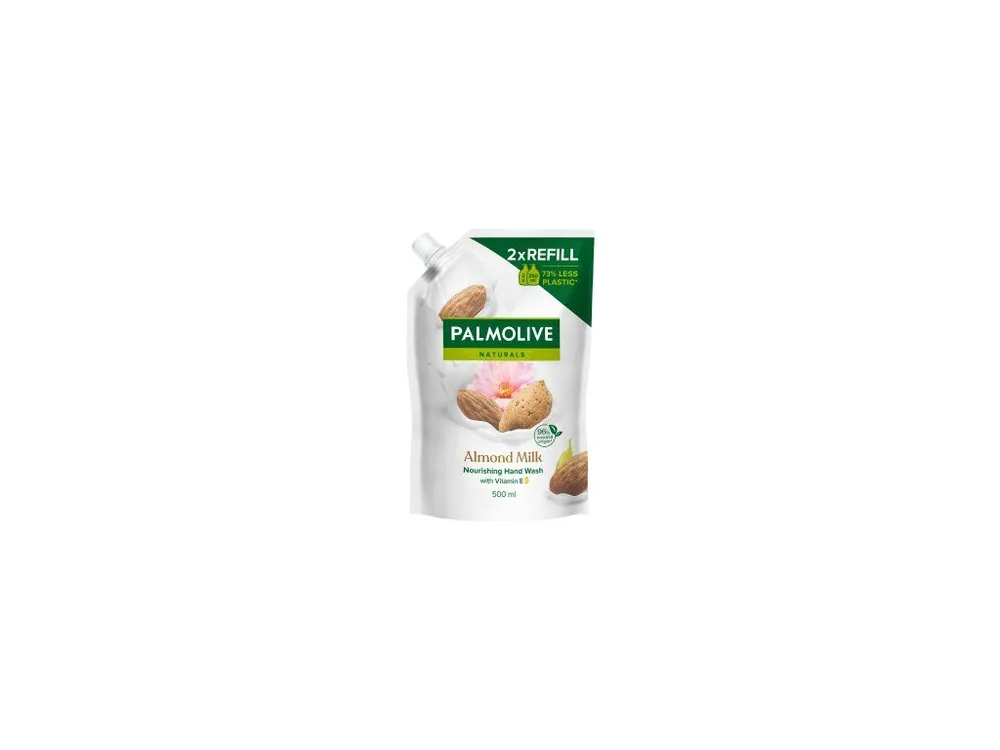 Palmolive Naturals Milk & Almond tekuté mýdlo náhradní náplň 500 ml Akční Nabídka