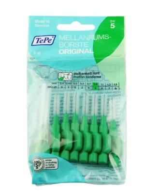 TePe Original mezizubní kartáčky 5 zelené (0,8 mm) 8 ks Zlevněný
