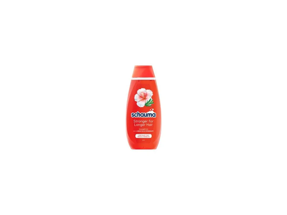 Nová Kolekce Schauma šampon Stronger for Longer Hair pro dlouhé vlasy s ibiškem a rozmarýnem 400ml