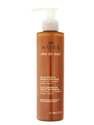 Originální Nuxe Rêve de Miel Face Cleansing and Makeup Removing Gel 200 ml