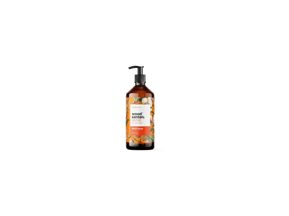 Top Prodej Wood Santal & Orchid tekuté mýdlo na ruce 1 l, dávkovač