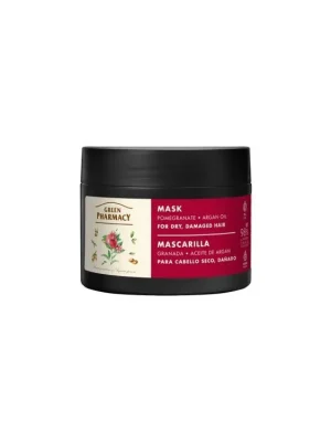 Speciální Cena Green Pharmacy Granátové jablko maska pro suché a poškozené vlasy 300 ml