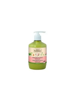 Green Pharmacy Mandle a Oves tekuté mýdlo s dávkovačem 460 ml Levný