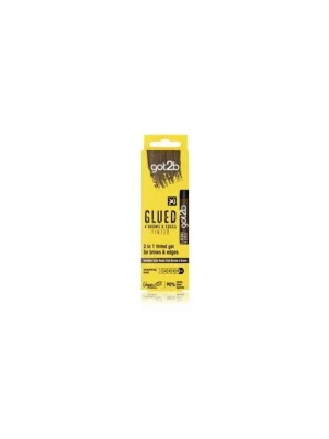 got2b Glued Brows & Edges Tinted barevný gel na obočí a "baby" vlásky 2 v 1 Hnědý 16ml Hit Sezóny