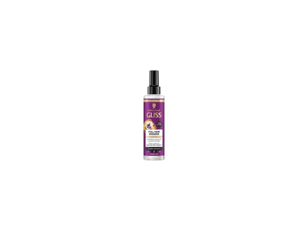 Schwarzkopf Gliss Full Hair Wonder bezoplachový kondicionér s kofeinem pro křehké, slabé vlasy 200ml Bezpečná Platba