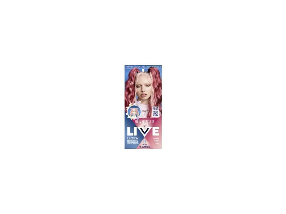 Hit Sezóny Schwarzkopf LIVEbarva na vlasy Ultra Brights Kouřově růžová 025