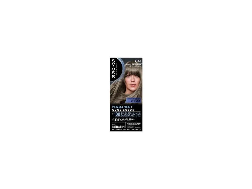 Top Prodej Syoss Barva na vlasy chladná střední blond 7_46, 50ml