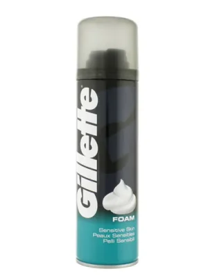 Gillette Sensitive pěna na holení 200 ml M Akční Nabídka