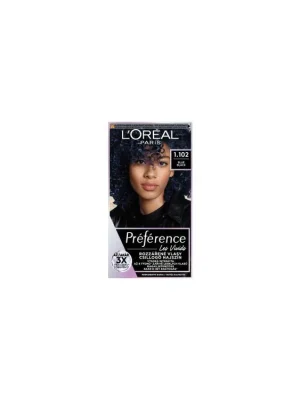 L'oreal Paris Préférence Vivid Colors barva na vlasy, Blue Black 1.102 Výprodej