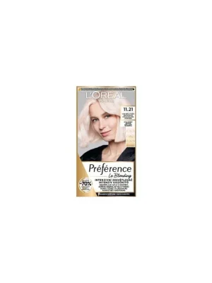 Sleva L'oreal Paris Préférence inzenzivní zesvětlovač na vlasy, Moscow ultra světlá studená perleťová blond 11.21