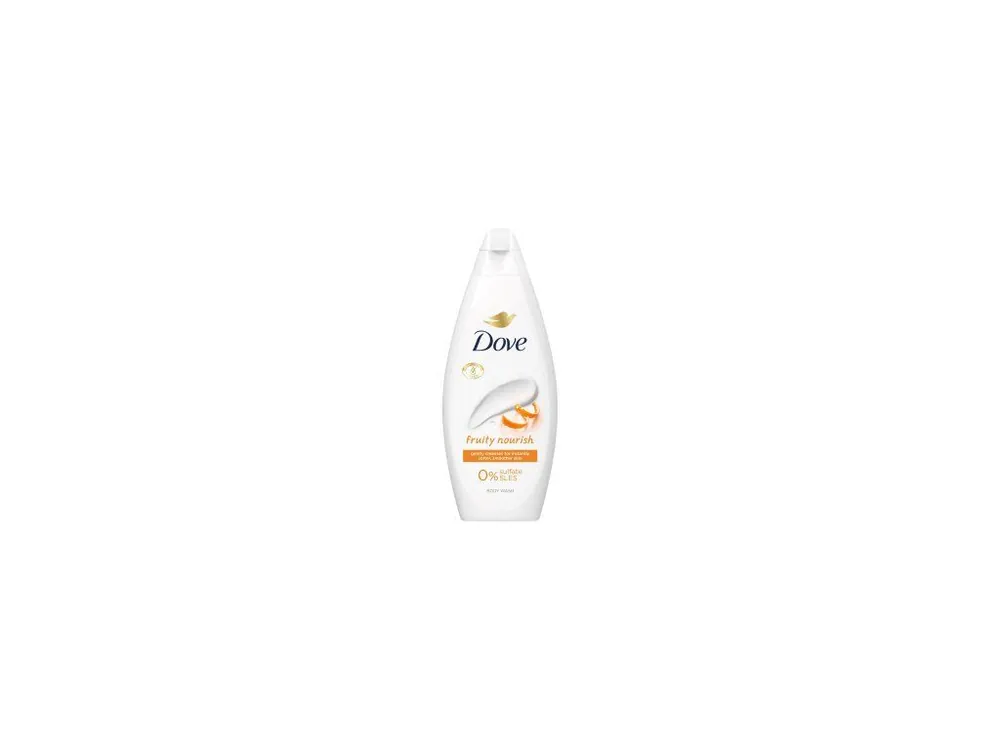 Cenová Bomba Dove Fruity Nourish sprchový gel, 250 ml