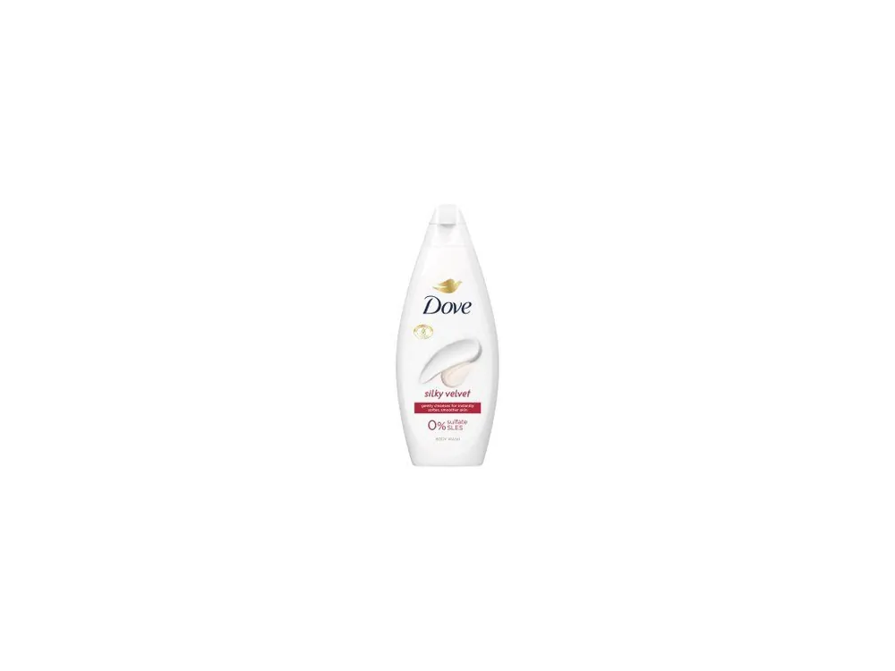 Dove Silky Velvet sprchový gel, 250 ml Dokud Zásoby Vydrží