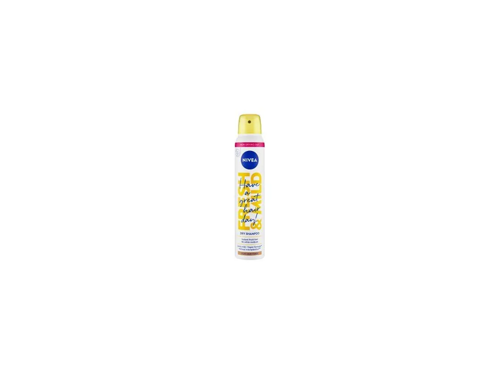 Horká Nabídka Nivea Fresh & Mild suchý šampon pro světlý tón vlasů, 200 ml