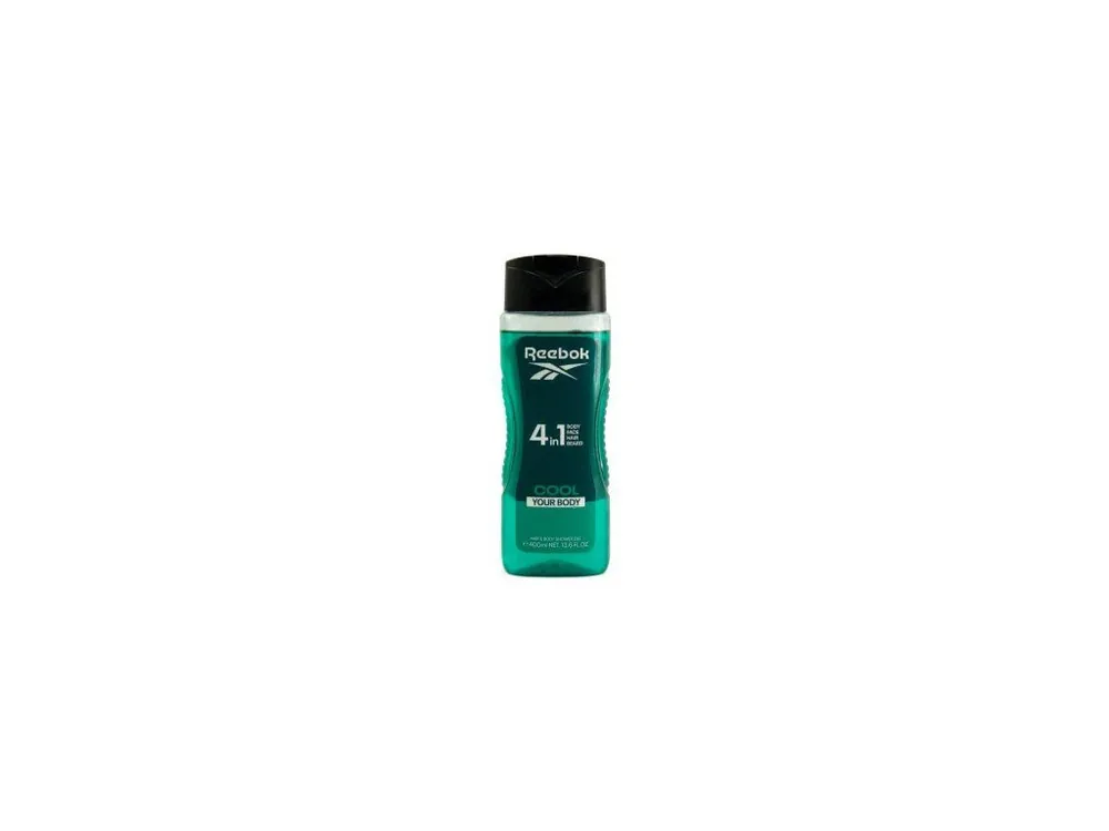 Zlevněný Reebok Men Cool Your Body sprchový gel 4v1, 400 ml