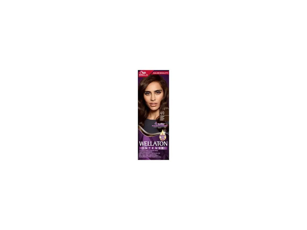 Wella barva na vlasy Wellaton Intense 4/0 středně hnědá, 110 ml Top Prodej