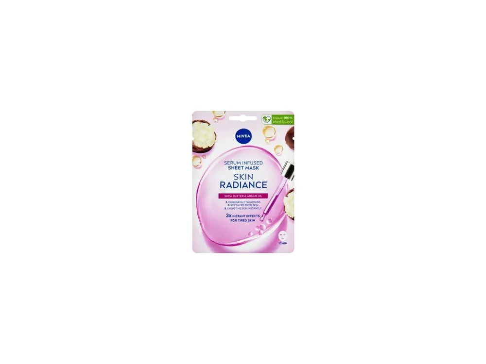 Nivea Skin Radiance rozjasňující textilní maska, 1 ks Nízká Cena