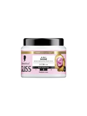 Originální Schwarzkopf Gliss Liquid Silk vlasová maska 4v1 pro lesk vlasů, 400 ml