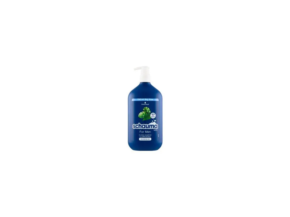 Schauma Men Classic šampon na vlasy pro muže, 750 ml Dokud Zásoby Vydrží