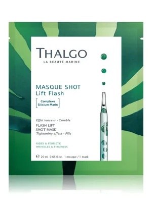 THALGO Shot Mask Mořská plátýnková maska pro okamžitý lifting Silicium Marin 20 ml Nová Kolekce