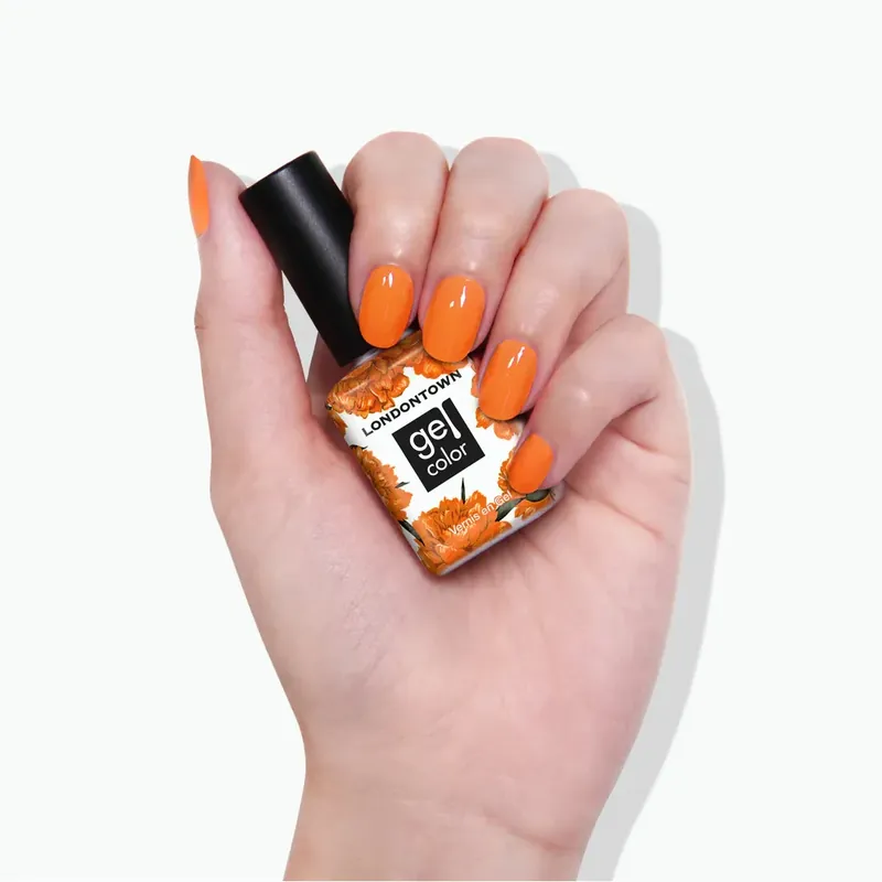 LONDONTOWN Gel Color Heat Wave gelový lak na nehty pomerančová 12 ml Hit Sezóny
