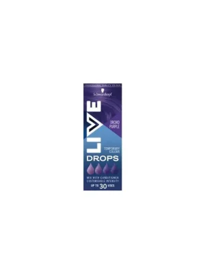 Sezónní Sleva Schwarzkopf Live Drops Fialová orchidej barvicí kapky na vlasy, 30 ml