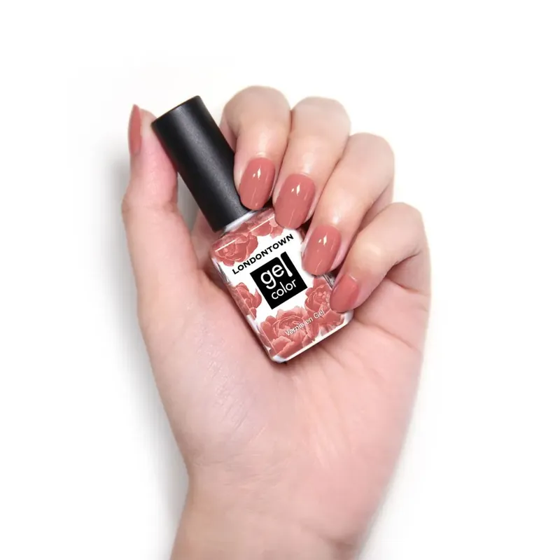 Cenově Výhodný LONDONTOWN Gel Color Toffee Tart gelový lak na nehty karamelová 12 ml