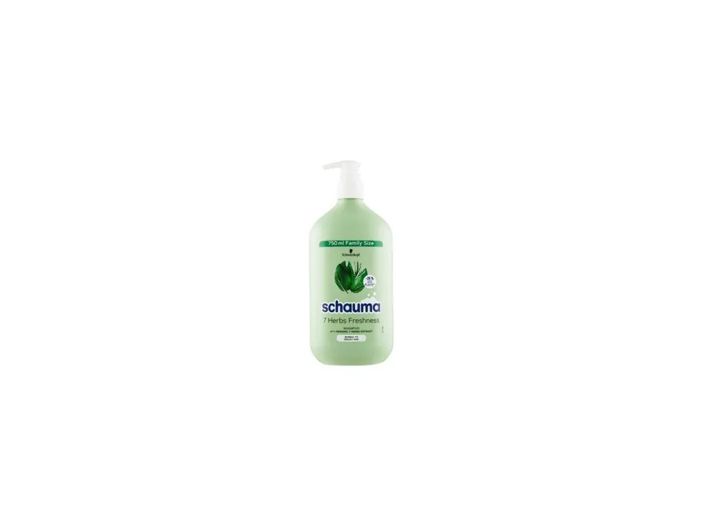 Schauma šampon 7 Herbs Freshness pro normální až mastné vlasy, 750 ml Ihned K Objednání