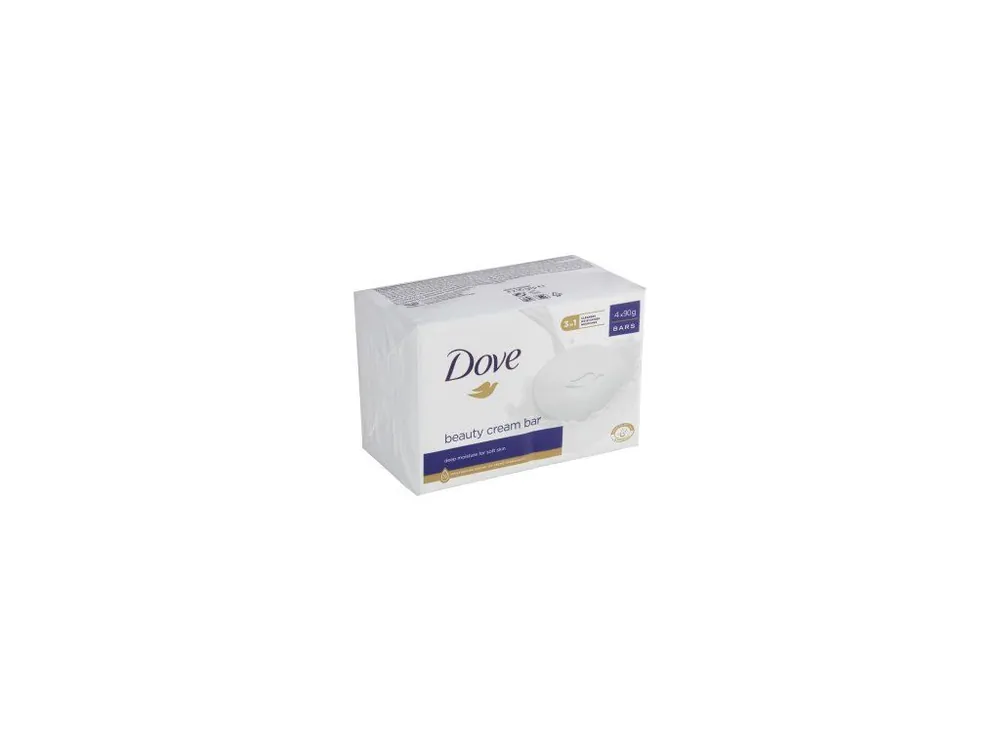 Sleva Dove tuhé mýdlo Original Beauty Cream Bar, 4× 90 g