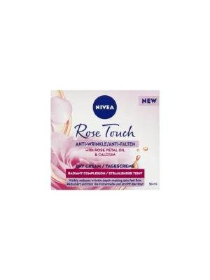 Sleva Nivea Rose Touch denní krém proti vráskám 50 ml