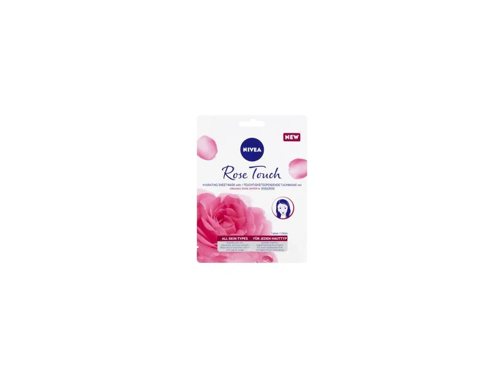 Nivea Rose Touch 10minutová hydratační textilní maska 1 ks Nakupujte Hned