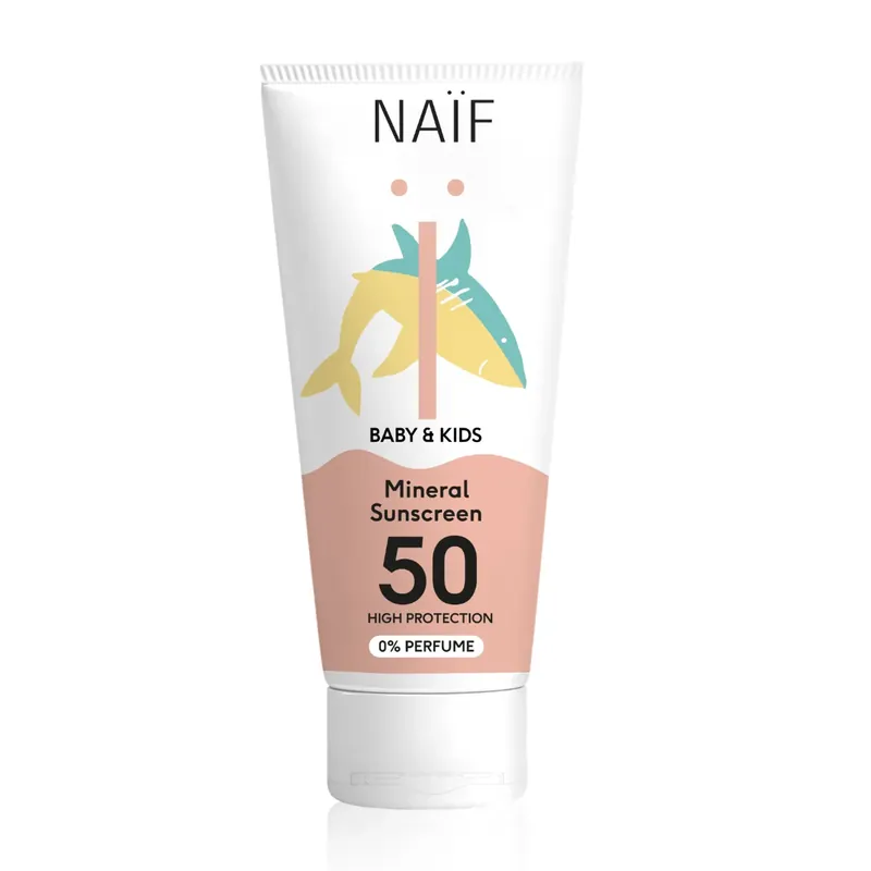 Expresní Doručení NAÏF Ochranný krém na opalování SPF 50 pro děti a miminka bez parfemace 175 ml