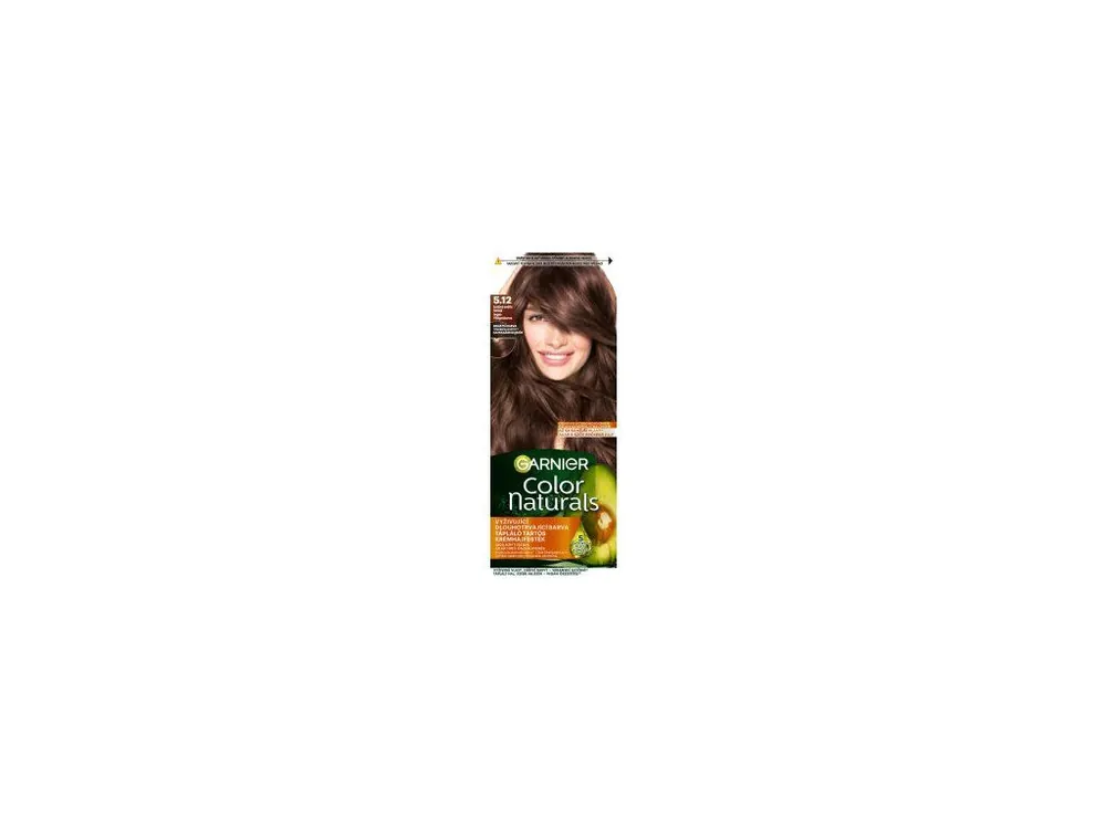 Zlevněný Garnier Color Naturals Creme barva na vlasy, 5.12 Ledová světle hnědá