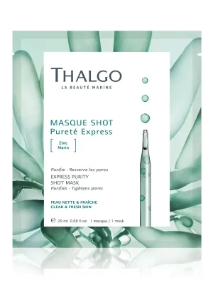 THALGO Shot Mask Mořská plátýnková maska čistící Pureté Marine 20 ml Nakupujte Hned