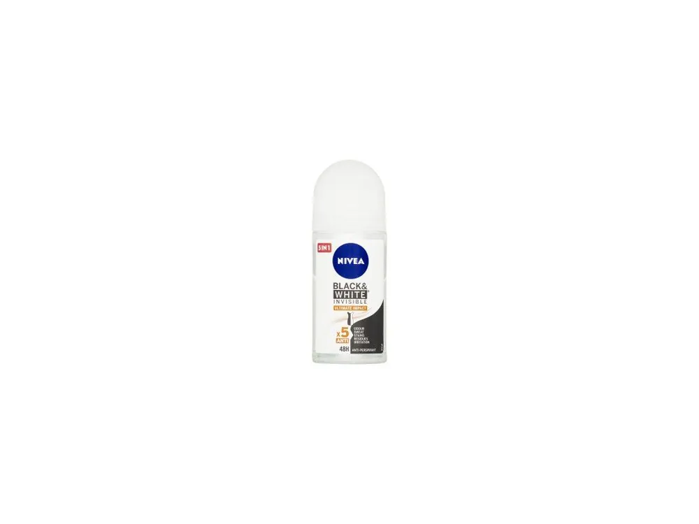 Nivea Black & White Invisible Ultimate Impact kuličkový antiperspirant, 50 ml Pouze Dnes