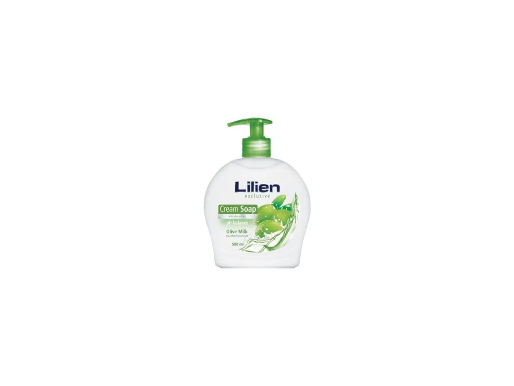 Rychlé Dodání Lilien Olive Milk tekuté mýdlo s dávkovačem, 500 ml