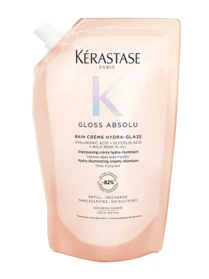 KÉRASTASE Gloss Absolu Hydra-Glaze Krémový šampon pro pevné a krepaté vlasy - náhraní náplň 500 ml Ověřený