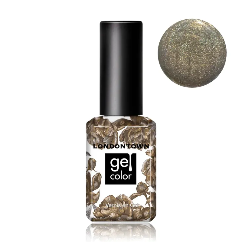 LONDONTOWN Gel Color You're Golden gelový lak na nehty holografická zlatá 12 ml Nízká Cena