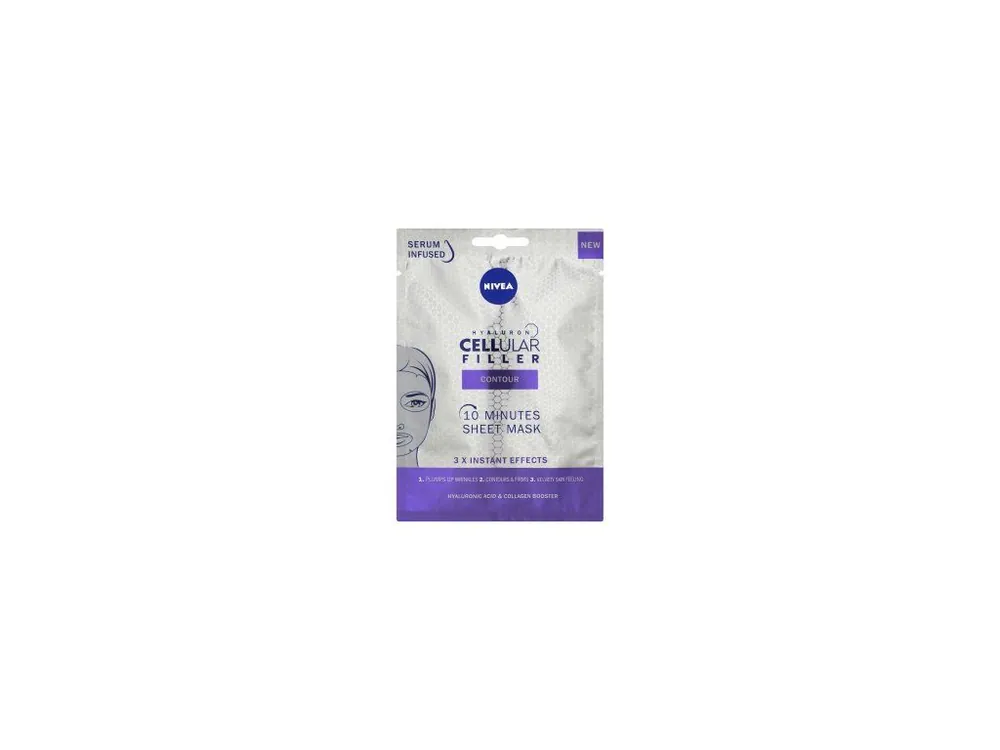 Jen Po Omezenou Doba Nivea Hyaluron Cellular Filler textilní maska proti vráskám, 1 ks