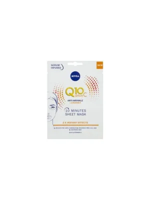 Nivea Q10 plus C textilní maska proti vráskám, 1 ks Hit Sezóny